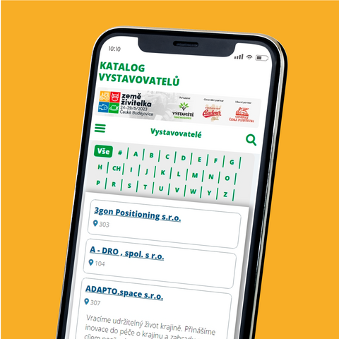 ZEMĚ ŽIVITELKA: ONLINE SEZNAM VYSTAVOVATELŮ