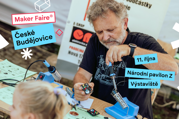 Maker Faire České Budějovice 2025 - Přehlídka inovátorů a vynálezců