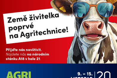 AGROSALON ZEMĚ ŽIVITELKA V PREMIÉŘE NA VELETRHU AGRITECHNICA 2025 v HANNOVERU