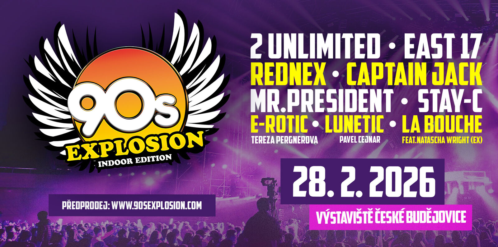90s Explosion České Budějovice 2026