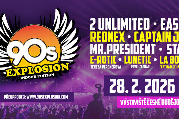 90s Explosion České Budějovice 2026